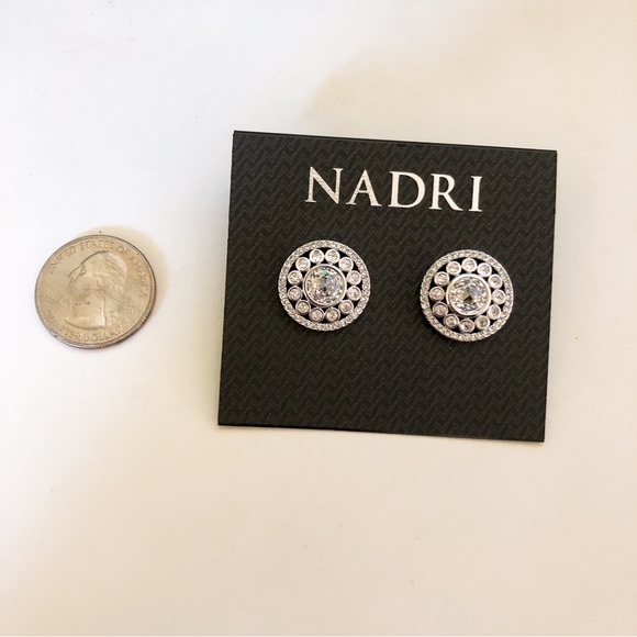 NWT Nadri Crystal Earrings - Picture 4 of 9